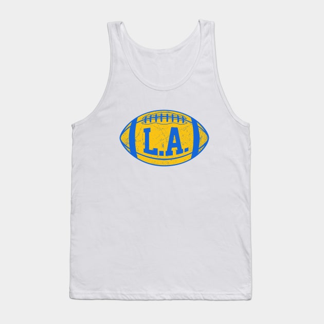 LAC Retro Football - Powder Blue Tank Top by KFig21